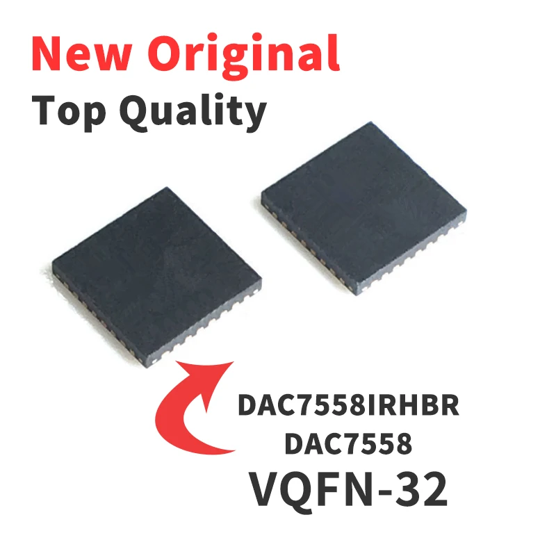 1 Piece DAC7558 DAC7558IRHBR DAC7558IRHBT VQFN-32 Chip IC New Original