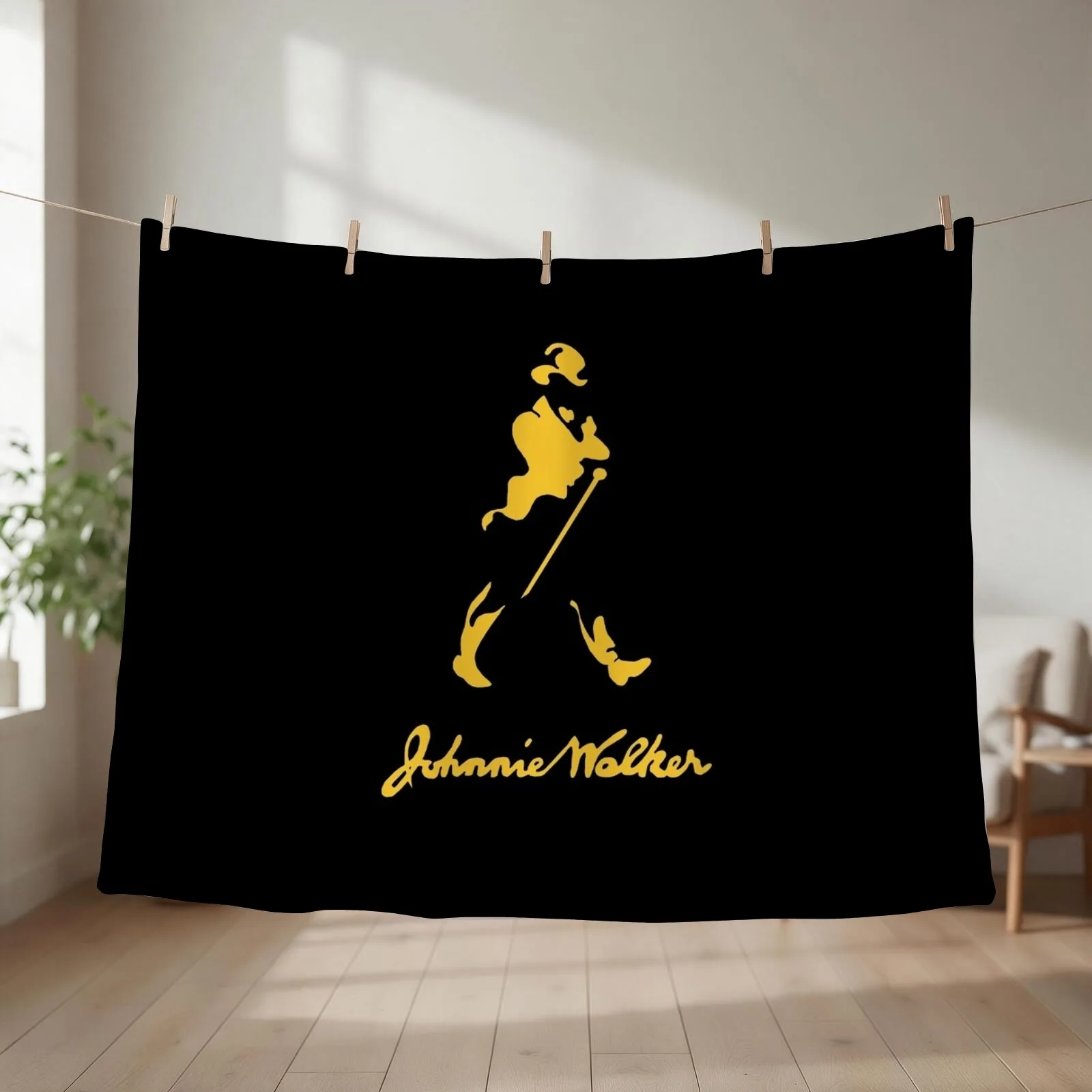 the dream WALKer from johnnie will accompa Throw Blanket couch cozy soft plush fuzzy picnic outdoor blanket
