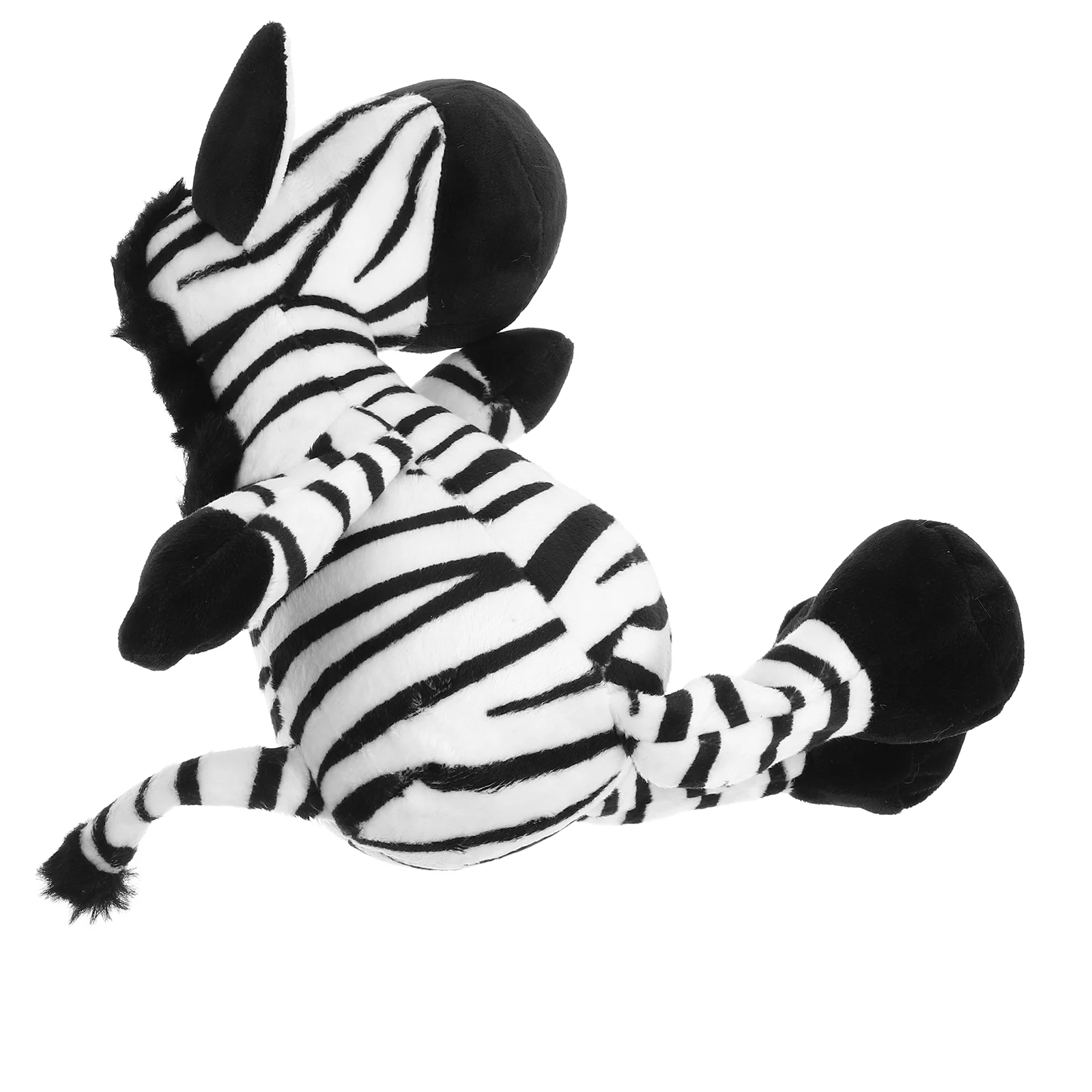 

Decorative Stuffed Toy Adorable Zebra Toy Realistic Plush Zebra Toy Kids Accessory knit stuffed animals