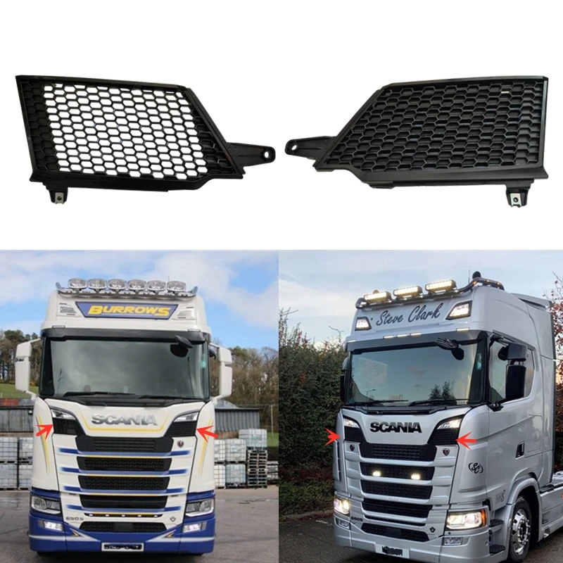 

1 Pair Grille Panel Fit For SCANIA R series S series R650 S730 S500 Front Decoration Cover Panel Oem 2307647 2307649