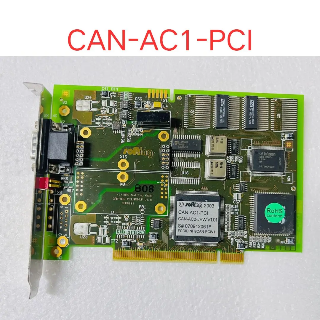 used CAN-AC1-PCI CAN-AC2-PCI/HW/LP V1.0 Communication Card test OK Fast shipping