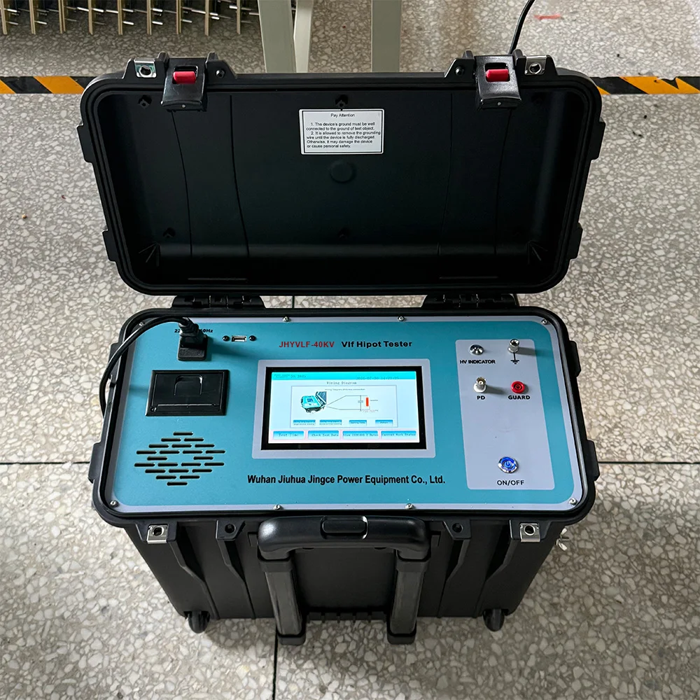 JHYVLF-40KV Ultra Low Frequency High Voltage Generator VLF AC Cable Hipot Tester No Capacitance Rise Effect