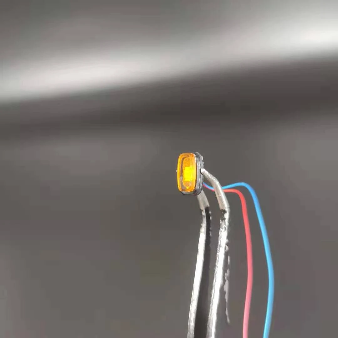 RC 1/14 1 Paar LED-Umrissleuchten für Tamiya Hydraulikbagger, Lader, Muldenkipper, für MAN VOLVO Anhänger, Kipper, DIY-Teile – Detail 3