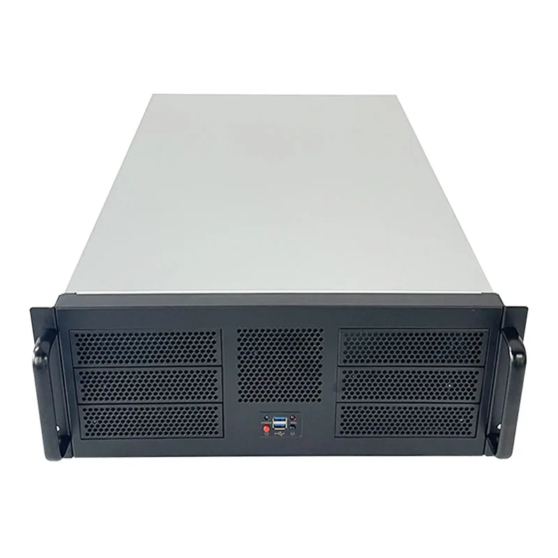 4U Industrial Rack Server Case 4U-N4650, Dual Mainboard Support, Compatible MicroATX Board & ATX Power
