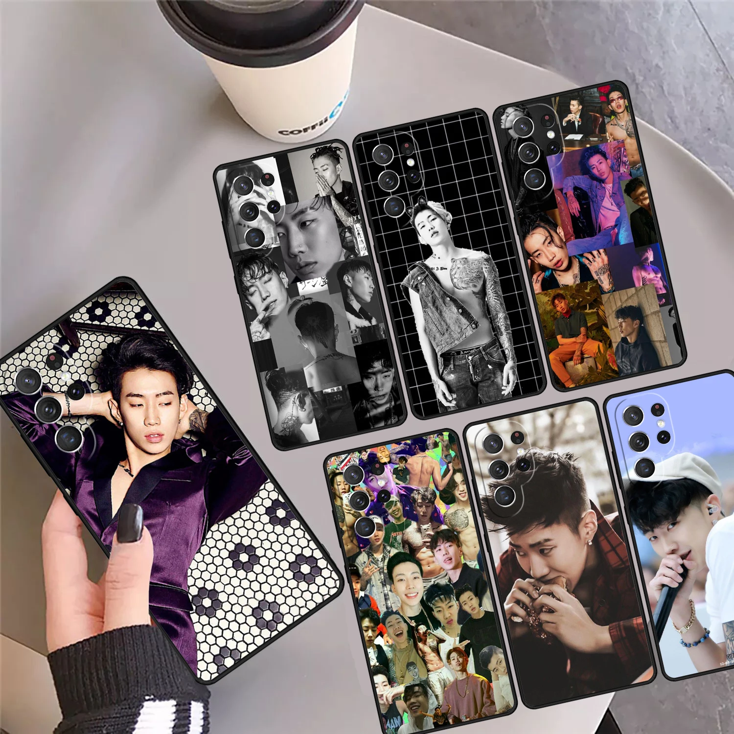 

Korean Jay Park Phone Case Cover Coque For Samsung Galaxy S24 S25 Ultra S23 S22 Plus S21 FE S20 Note 10 20 Pro Ultra
