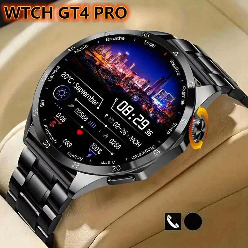 Reloj Inteligente 2026 Watch 6 Pro con GPS, Brújula, Pantalla AMOLED de 454*454, NFC, Llamadas Bluetooth, Resistente al Agua, Monitor de Salud para Hombre
