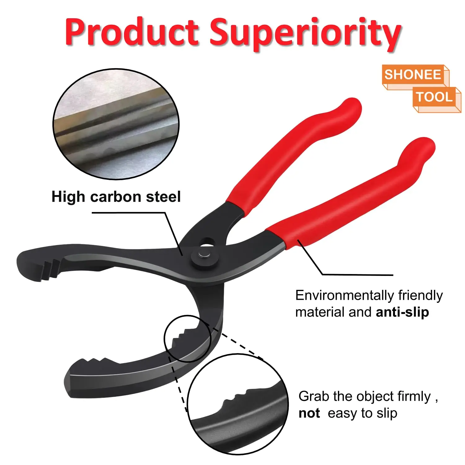 10-16in كماشة فلتر الزيت قابل للتعديل مفتاح ربط صغير عالمي متعدد الوظائف أداة إزالة الصواميل لمرشحات المحرك قناة والتجهيزات #2