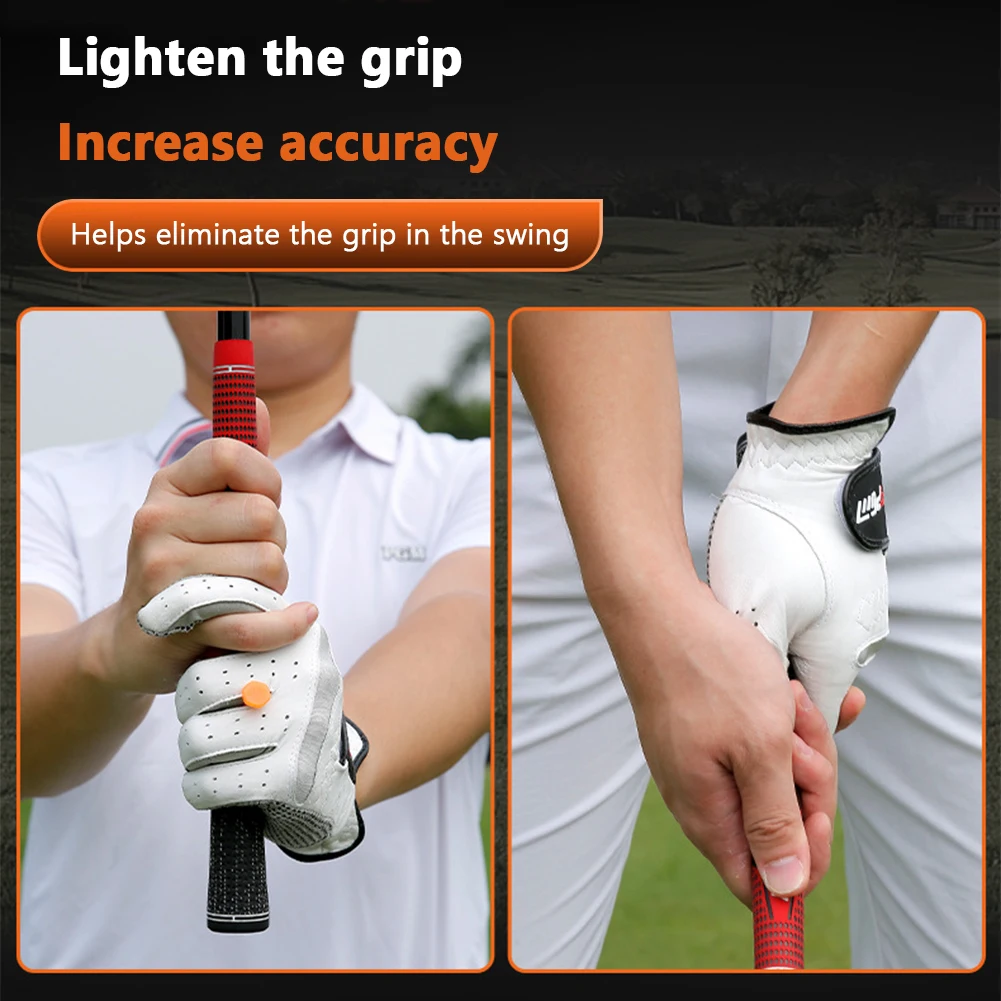 Golf Grip Finger Tape Anti Slip Friction Stickers Light Silicone Grip Pad Golf Training Accessories For Practice Training