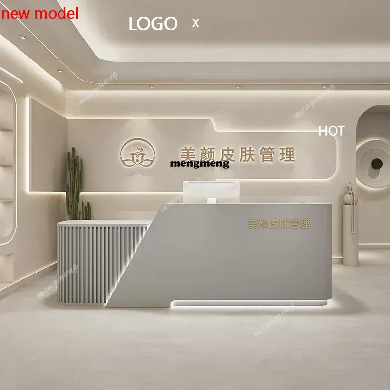 

H132 Эстетичные стойки ресепшн, медицинская выставочная мебель, столы для прихожих, профессиональные простые прилавки, мебель для дома