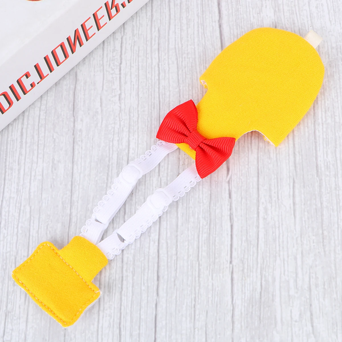 

Parrot Diaper Bird Flying Clothes Yellow Xs Bowknot Design Adjustable Highly Absorbent Pet Bird Clothes for Parakeet Cockatiels