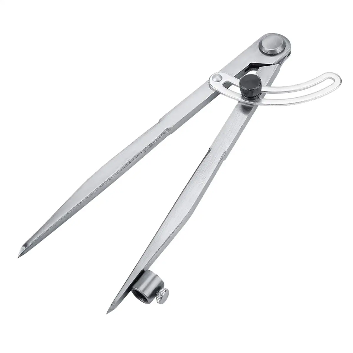 【Best Seller】200mm Drawing Wing Leather DIY Adjustable Creaser Wing Divider,Rotating Craft Tool Leathercraft Compasse