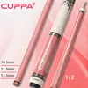 Cuppaカーボンファイバーエナジーヤードプールスクスティック、ピンクガールdancer Queen i ii、10.5 11.5 12.5mmセット、58インチ 1