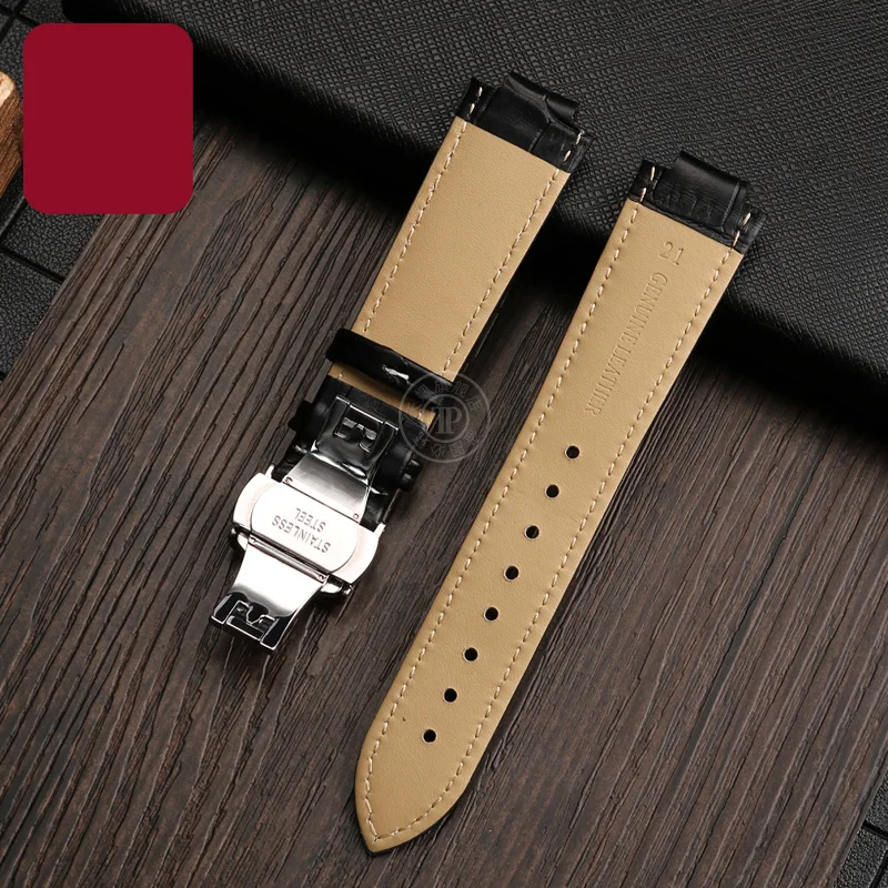 For LV Watch Raised Mouth for Louis Vuitton Tambour Series Q1121 Dedicated Watchband Men Women Q114k Genuine Leather Watch Strap