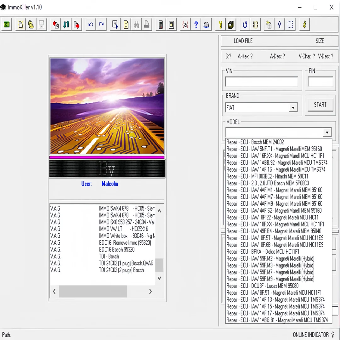 أحدث إصدار من أدوات السيارات ImmoKiller V1.10 IMMO off Software V1.1 ECU أداة مبرمج لإصلاح السيارات أداة تمرير منع الحركة #3