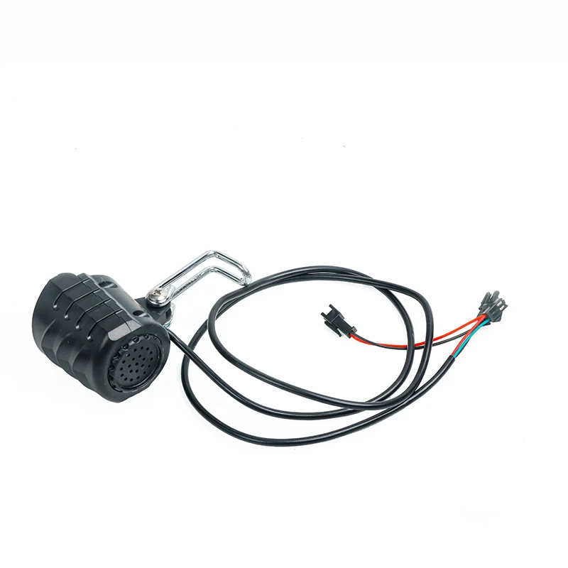 Klaxon et interrupteur 2 en 1 pour vélo électrique, lampe de poche, 36V, 48V, 60V, vélo électrique, lumière de sauna LED, 12W, étanche