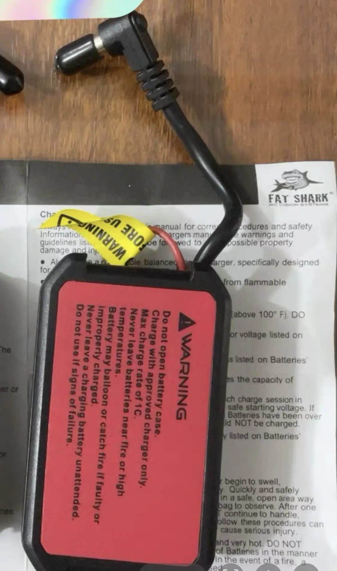 

1000mAh 7.4V LiPo Battery pack 113453 for Fatshark Dominator & Attitude HD2 HD3 HDO skyzone FPV Goggles - Enhanced Flight Power