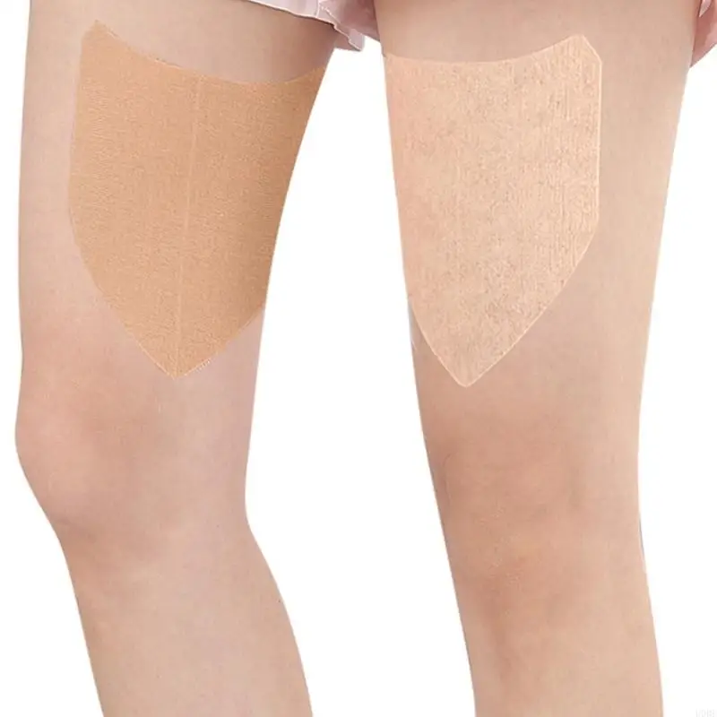 u0de الفخذ الفخذ ملصقات مكافحة التسلل الداخلية ، ويمنع الغضب ، ويزيل تصحيحات الفخذ غير المرئية للتهيج والاحتكاك للنساء
