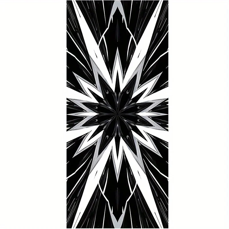 

Beach towel abstract geometric print pattern sunscreen windproof suitable for swimming pool camping travel blanket