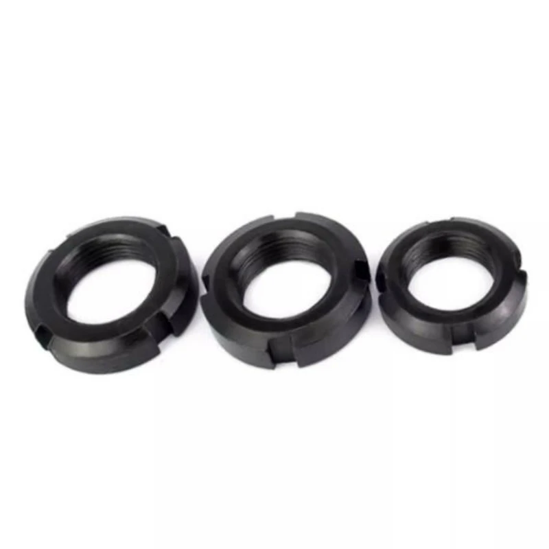 1 peça porca redonda m45 m48 m50 m52 m55 m56 m58 m60 m62 m64 m65 m68 m70 m72 m75 ~ m105 porca entalhada dente esquerdo chave de porca de quatro slots