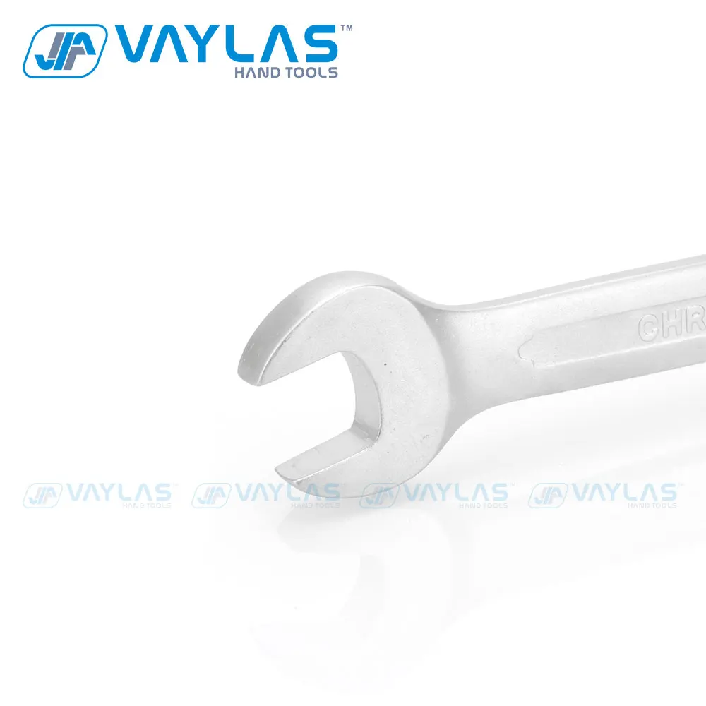 VAYLAS 13mm Dull Polished Combination Wrench Flexible Head 72T Ratchet and Open End High Torque Spanner Repair Hand Tool