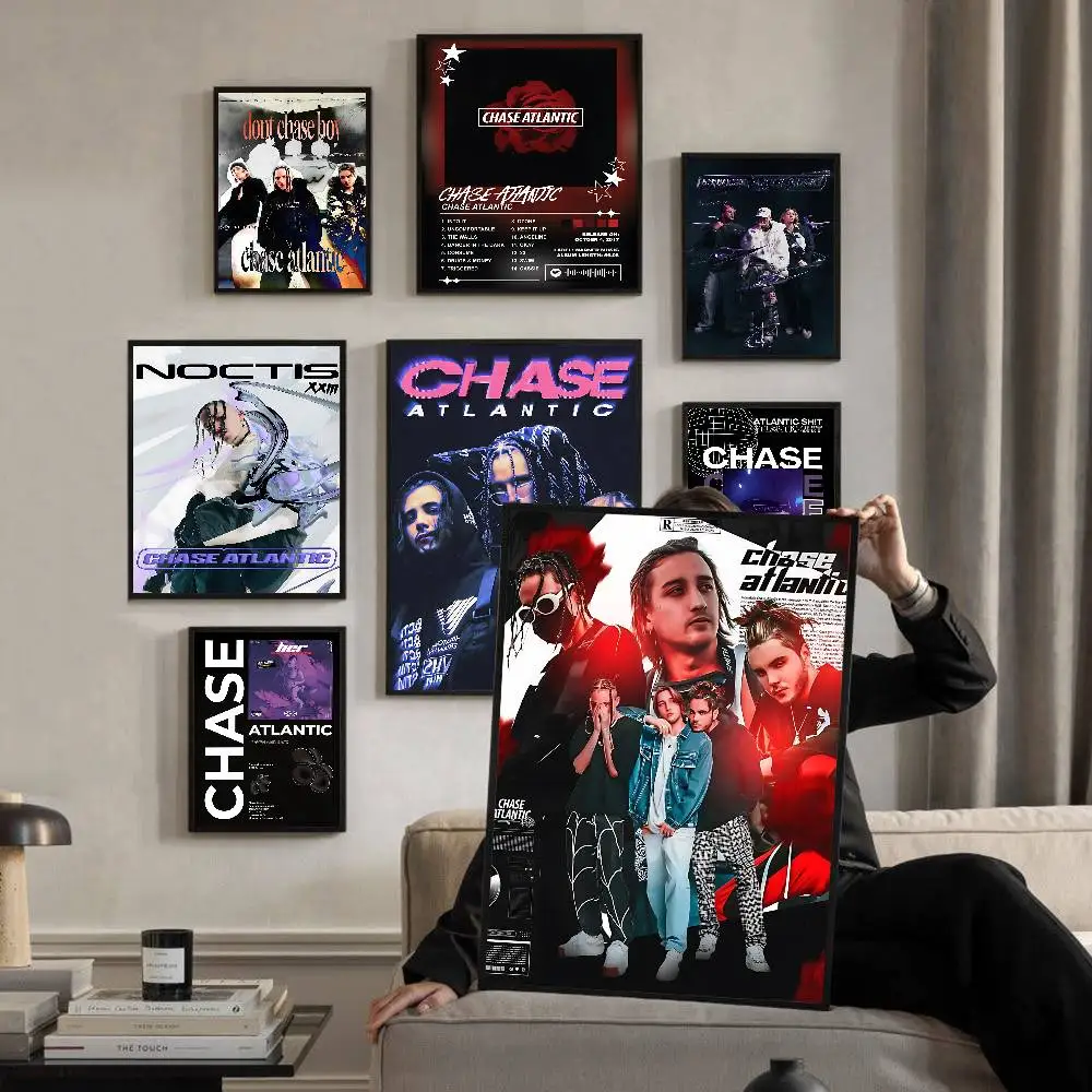 singer group C-Chase Atlantic music Album Vintage Posters Sticky Whitepaper Prints Posters Artwork Posters Wall Stickers