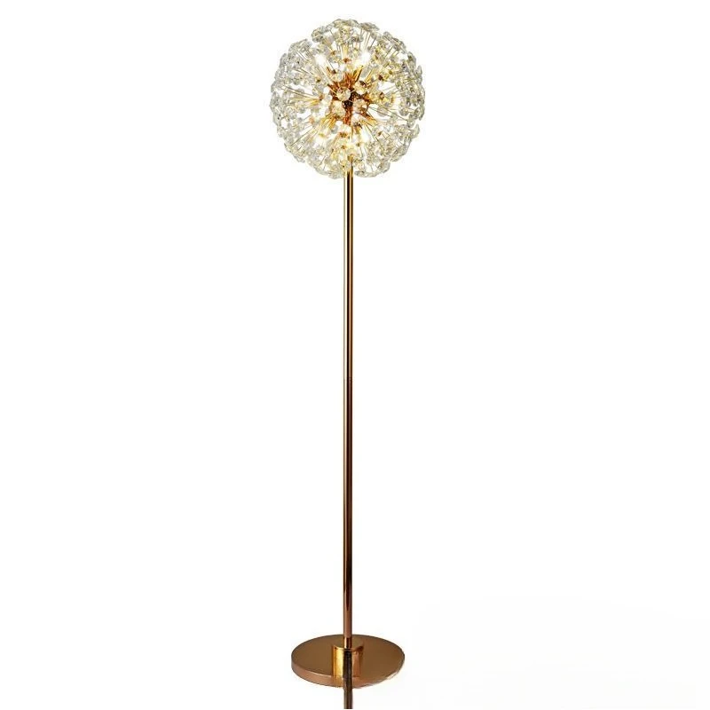 

Simple and modern, light luxury crystal, living room, gypsy, floor lamp, Nordic, dandelion