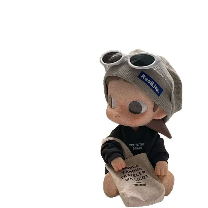 for Cool Cool Gazi Sister zsiga1/8 Kid dress grey hat Cool Black style set cute cartoon doll dressing up kid dress replacement