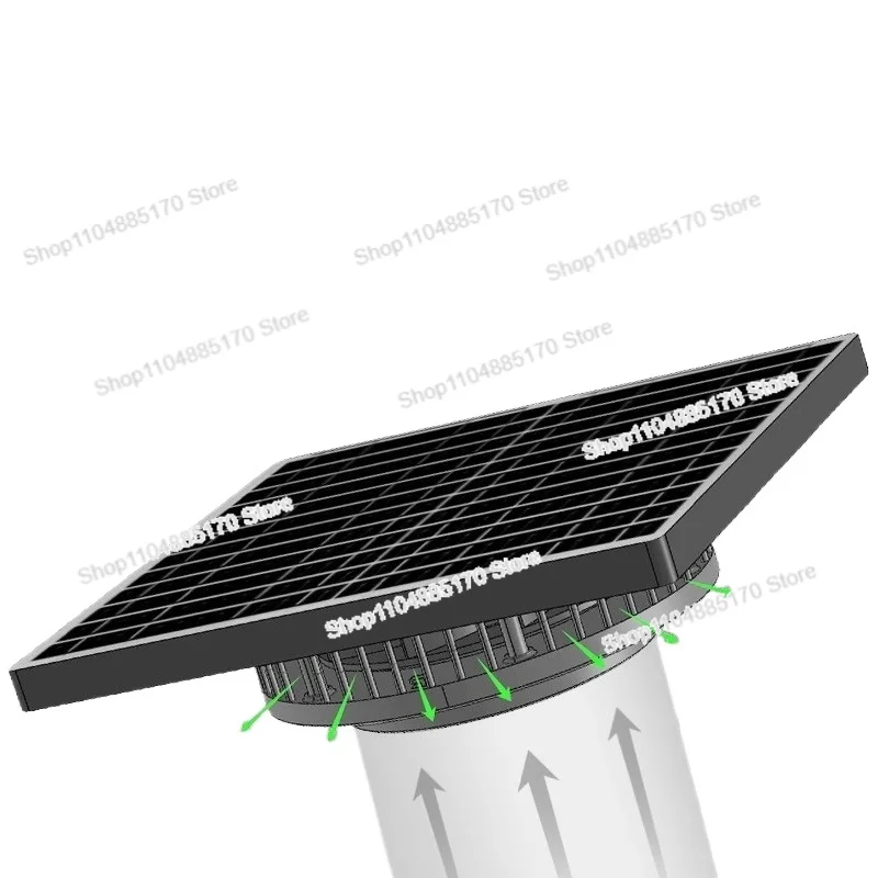 Solar Roof Fan Integrated Duct Fan Roof Row Ventilation Fan Household Bathroom Kitchen 110160
