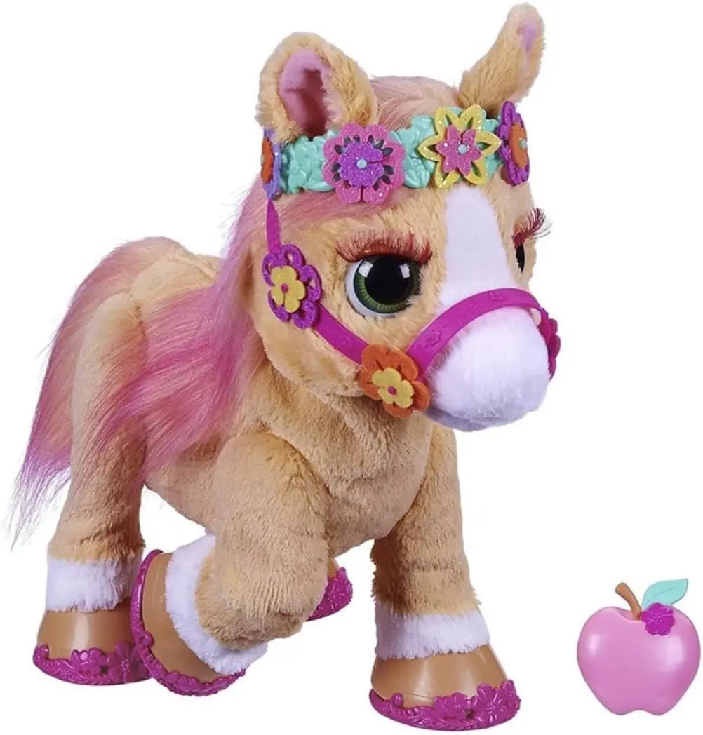 

14-Inch Interactive Electronic Pony Toy with 80+ Sounds, Reactions & 26 Accessories for Kids Age 4+
