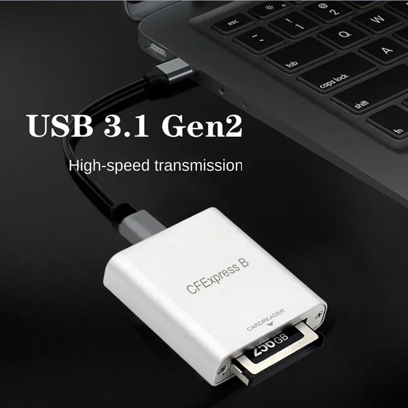 CFEXPRESS TO USB3.1 TYPE-C & TYPE-A เครื่องอ่านการ์ดแล็ปท็อปความเร็วสูง CF Card Reader สําหรับ Z6/Z7 1DX3 PH862