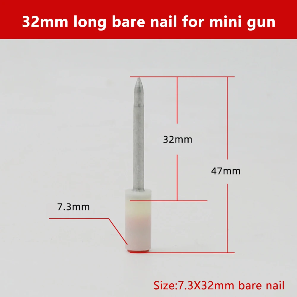 Pistolet à Clous Pneumatique Silencieux 5 Vitesses – Fixation Murale Béton/Acier, Outil Pro Avec Accessoires (Bleu)