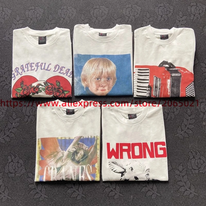 Surrounding Vintage Of American Celebrity Rock Bands T Shirt Men Women 1:1 Best Quality T-shirt Top Tees