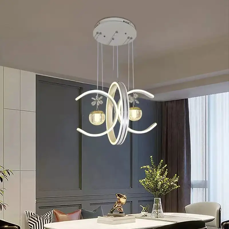 

Nordic pendant light minimalist personalized restaurant LED ceiling light high-end living room pendant light