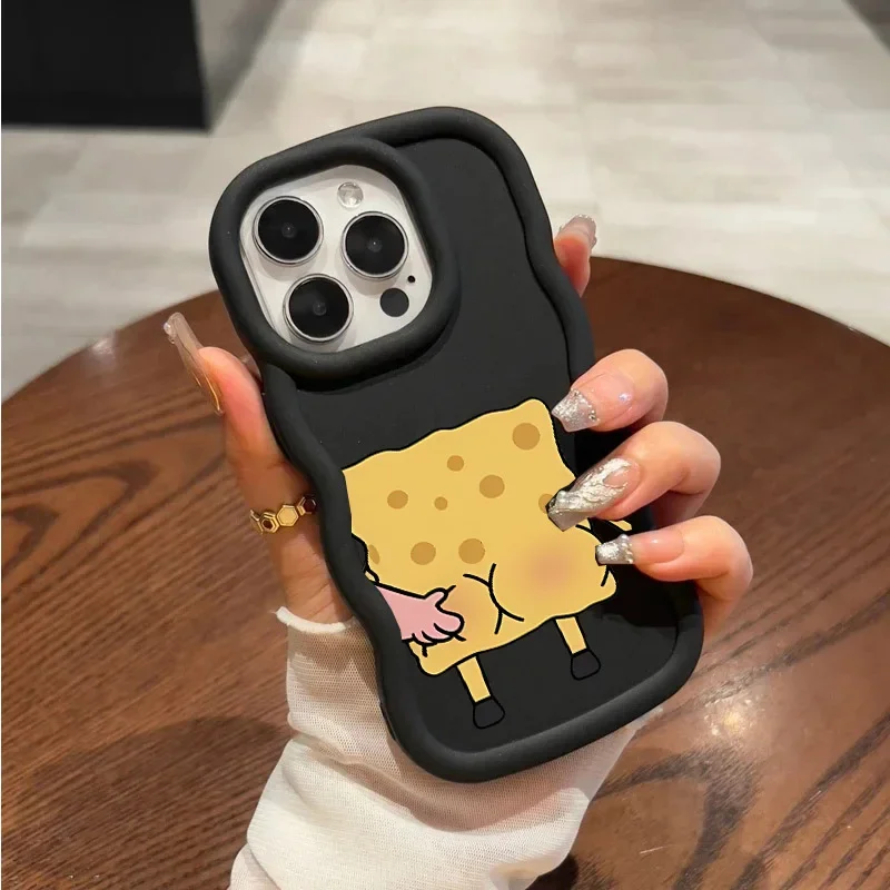 S-Spongebob Patrick Star Casing For OPPO Reno 10 12 11F 12F 11 Pro 7 5 6 5Z 8T 7 7Z 8Z A35 A17 A58 Case  Soft Cute TPU Cover