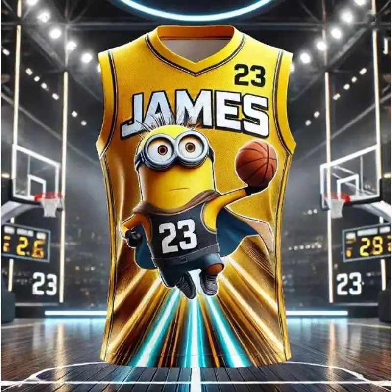 2025 جديد التوابع جيمس 23 طبعة خاصة كرة السلة سترة تدريب جيرسي الرجال النساء المعتاد أكمام الرياضة عادية التي شيرت #2