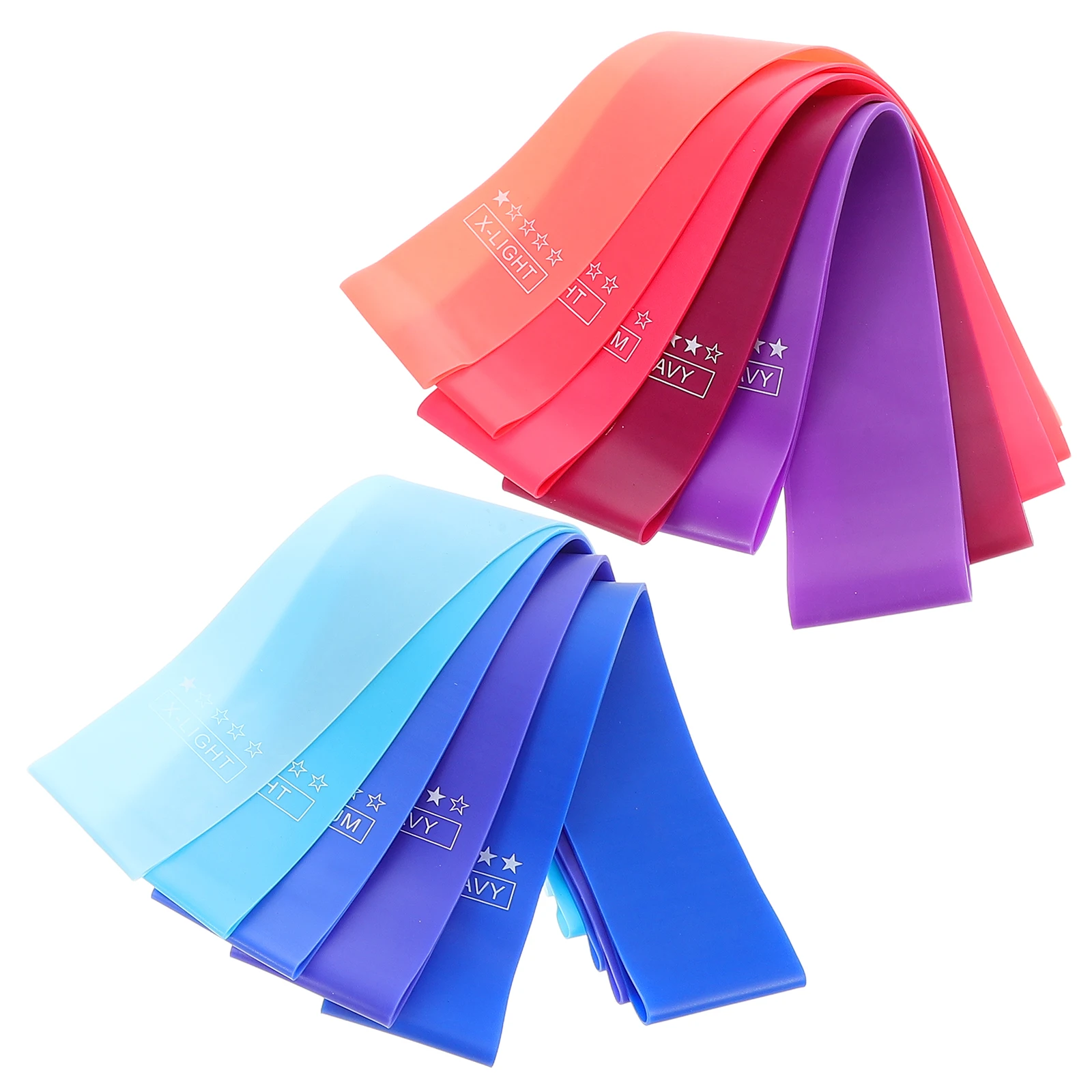 

10pcs Elastic Band Chair Desk Bands for Kids Sen Foot Fidget Classroom Tpe Stretchy Strap Blue Pink Gradation