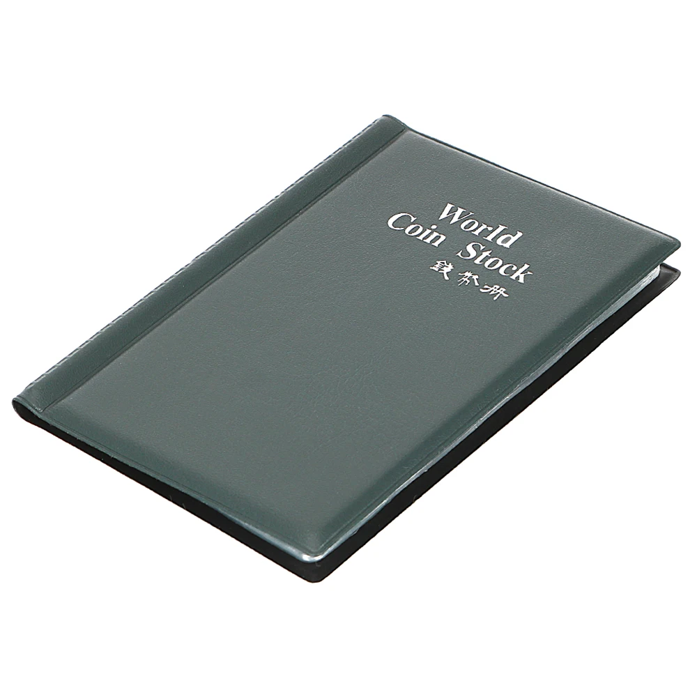 120 Pockets Coins Collection Album Book Coin Holder Albums Collecting Money Organizer for Collector Mini Penny Coin Storage Bag