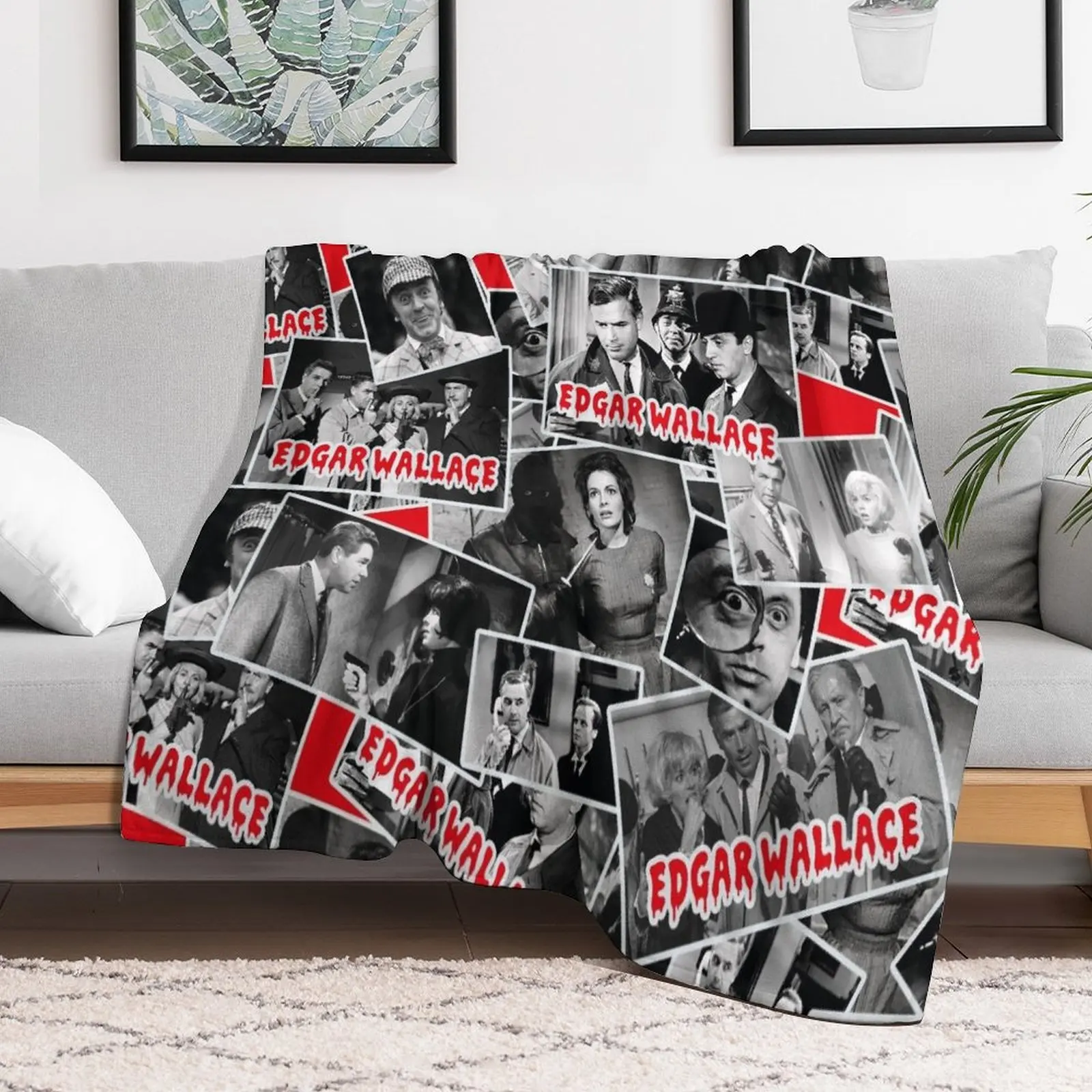 Edgar Wallace, Movies, 50's, 60's Throw Blanket for babies Winter beds cosplay anime Blankets