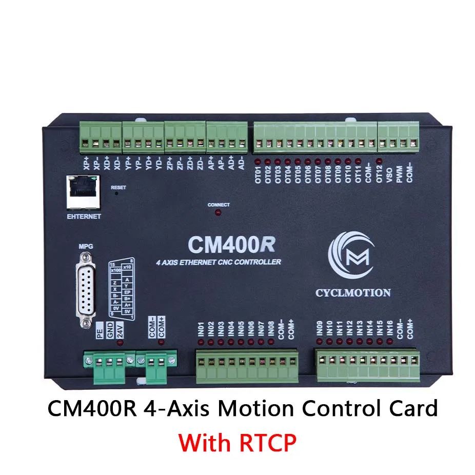 Newly CNC Engraving Machine Control Card Cyclmotion Supports 6axis RTCP 3D Simulation Processing Trajectory,Real-Time Tool Path