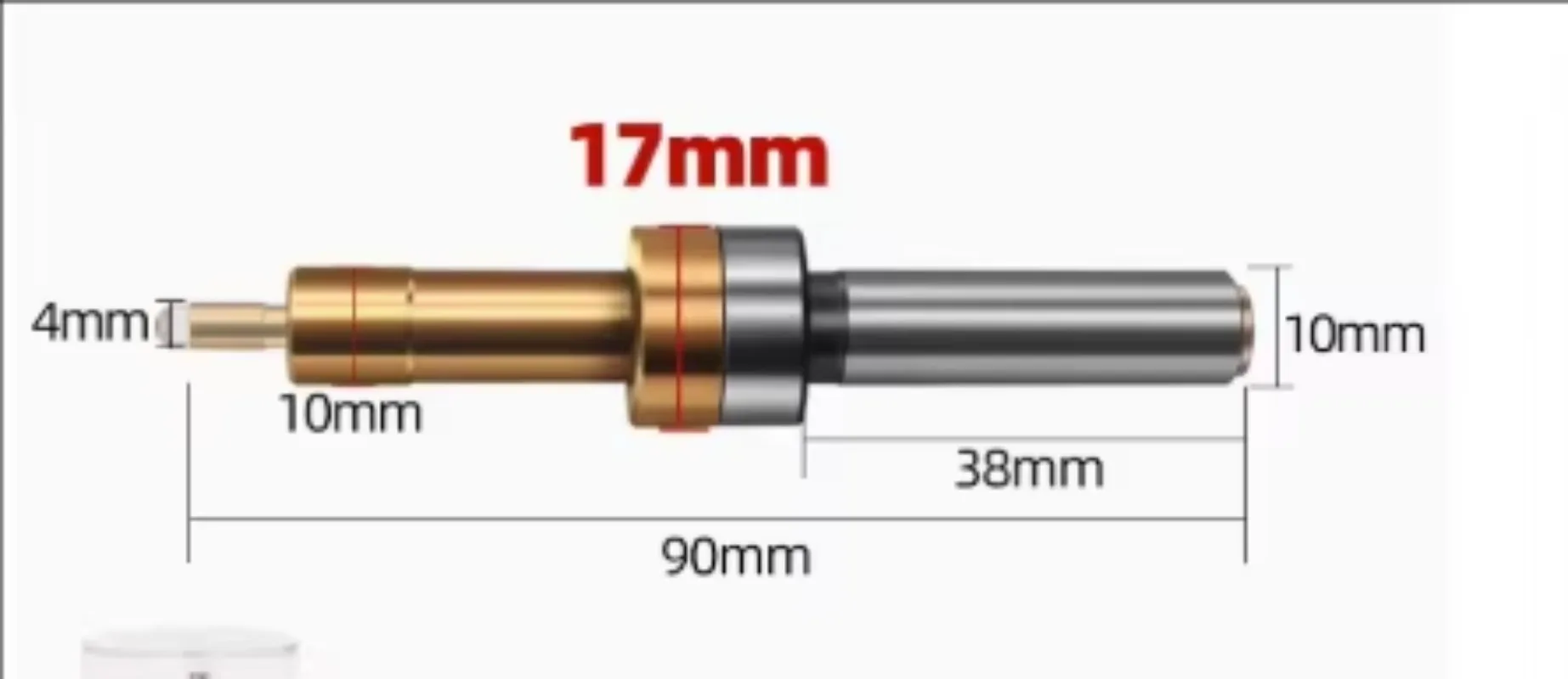 YINGPAI CE-430 Digital CNC Edge Finder 90mm Length 10mm Shank 4mm Probe Diameter Magnetically Machine Tool Accessory