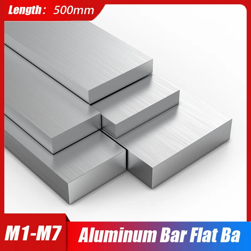 

1 шт. 1/1,2/3-8 мм 6061 алюминиевая пластина/плоский стержень/стержень, квадратный блок из сплава T651, прецизионный обрабатывающий запас для ЧПУ, высокая прочность