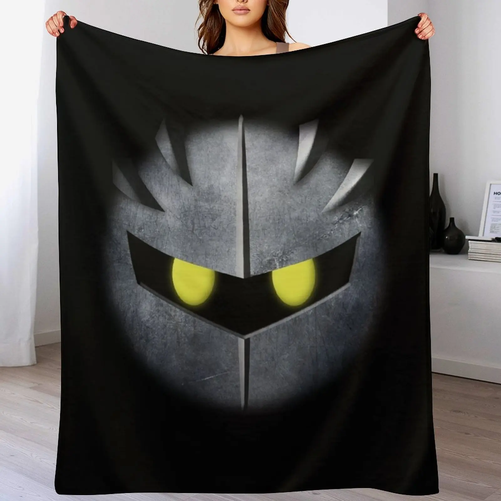 Meta Knight Mask Throw Blanket For Sofa Thin Tourist Blankets