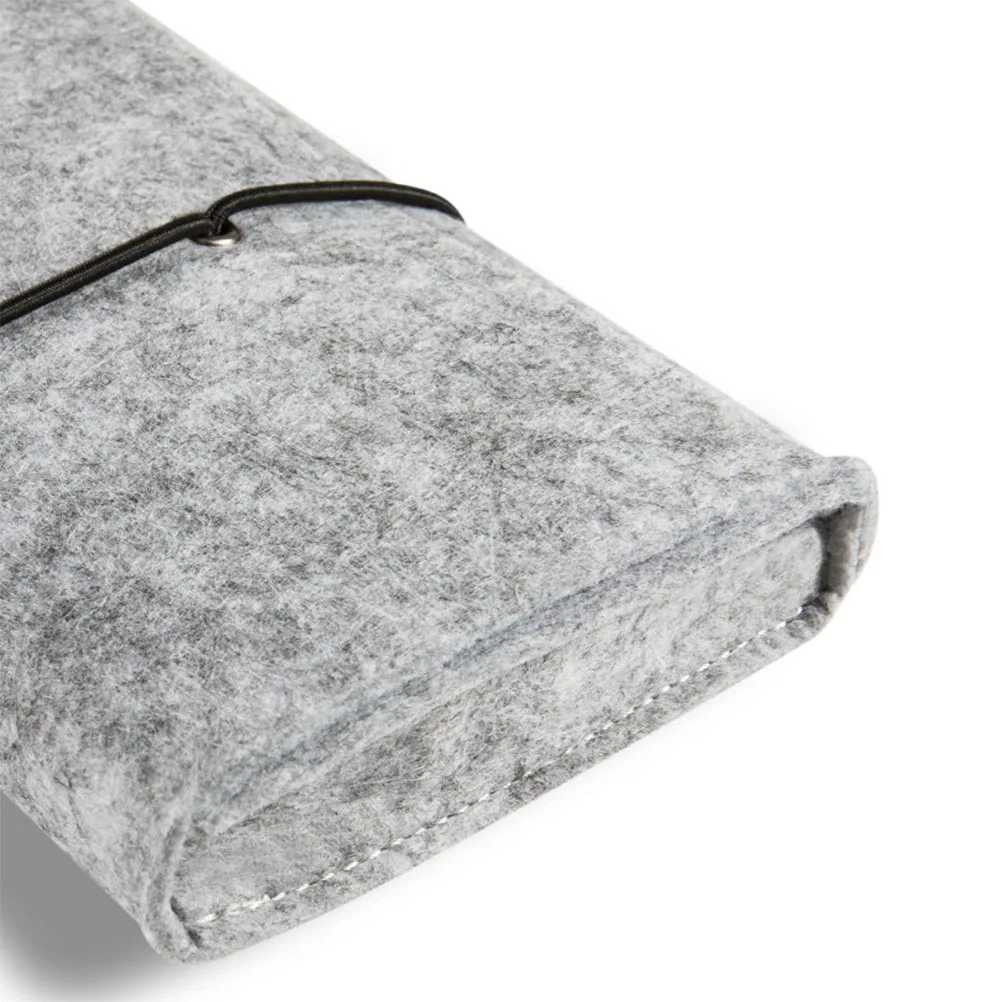 

2Pcs Felt Storage Bag Premium Durable Comfortable Phone Pouch Electronics Accessories Organizer for Dorm Sofa Chair Bedside Dark