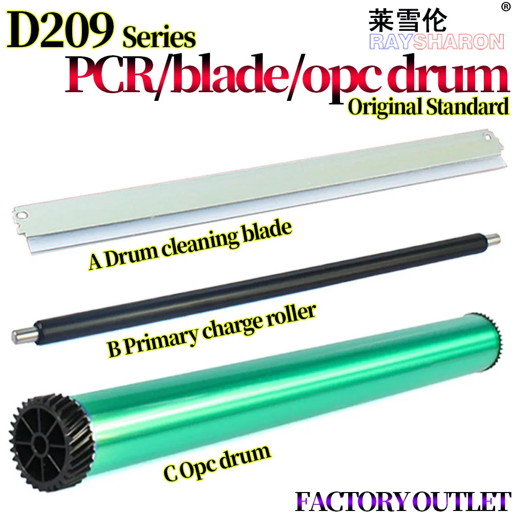 OPC Drum, Drum Cleaning Blade,PCR For Use in Dell 1130 For SamSung D209 ML 1915 1911 1910 2526 4828 2580 2581 4623 4605 4601