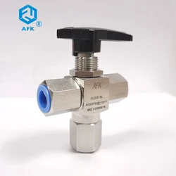 3000PSI 3 Way Ball Valve Stainless Steel 316 1/4 3/8 1/2NPT female For Gas High Pressure