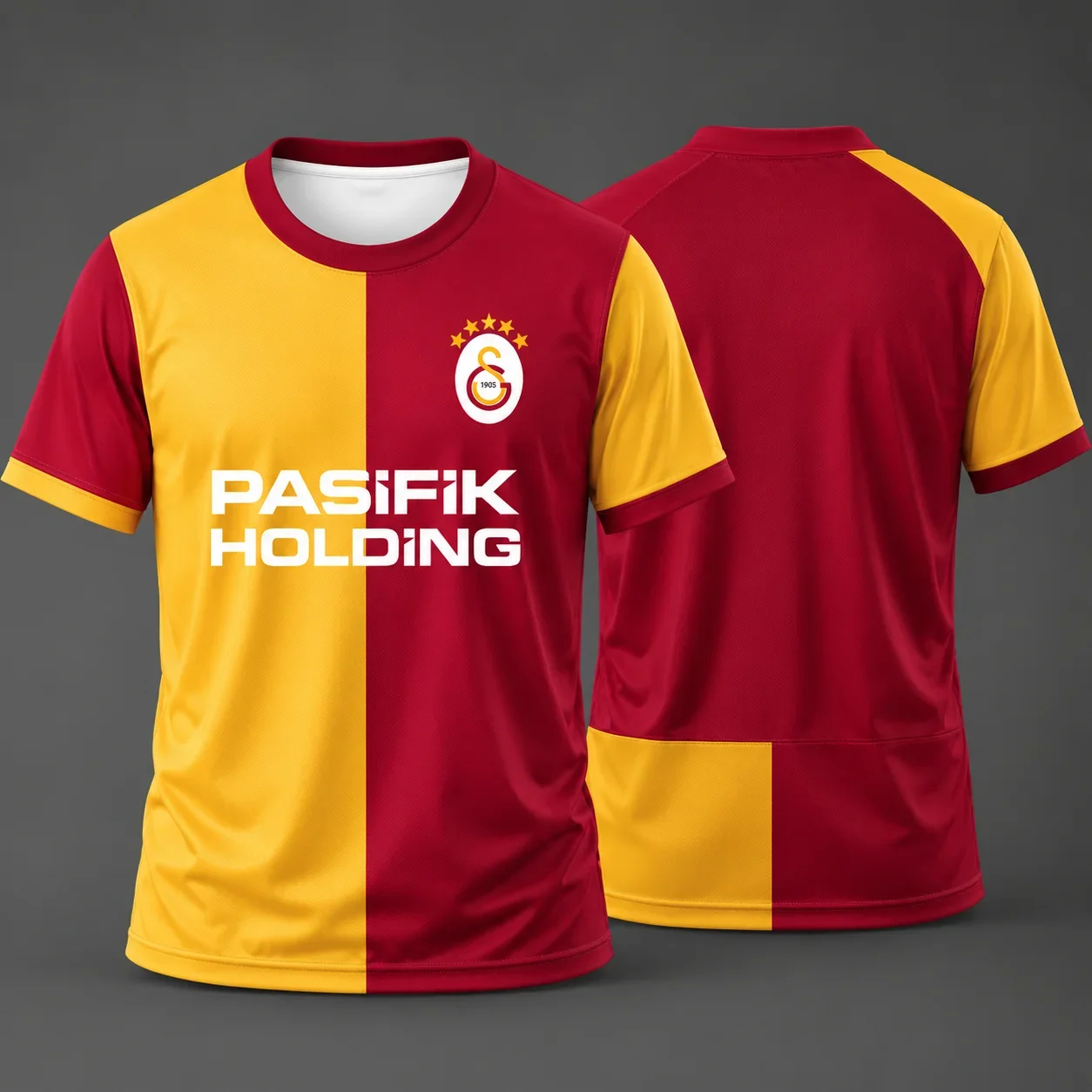 New Galatasaray Home Soccer Jersey Football Training Uniforms Men Short Sleeve Football  Match V T-shirt Men Women Clothing Top