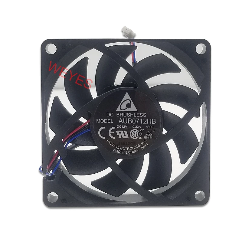 

Original for Delta AUB0712HB 12V 0.33A 7015 7cm 70 * 70 * 15MM projector chassis cooling fan Free shipping