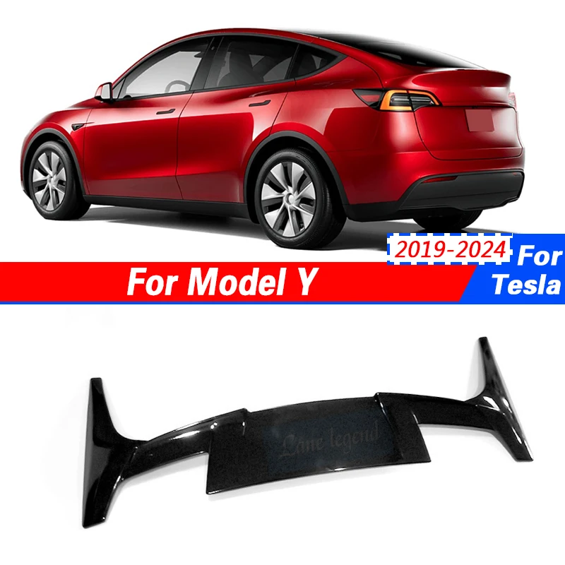 Rear Roof Trunk Lip Spoiler Wing Modification For Tesla Model Y 2019-2024 Deflector Refit Tuning Car Auto Parts