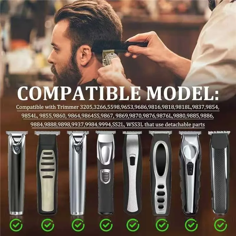 8Pcs/Set Hair Clipper Guide Combs Universal Fit WAHL 9864 9864SS 9686 9818A Hair Trimmer Limit Guards