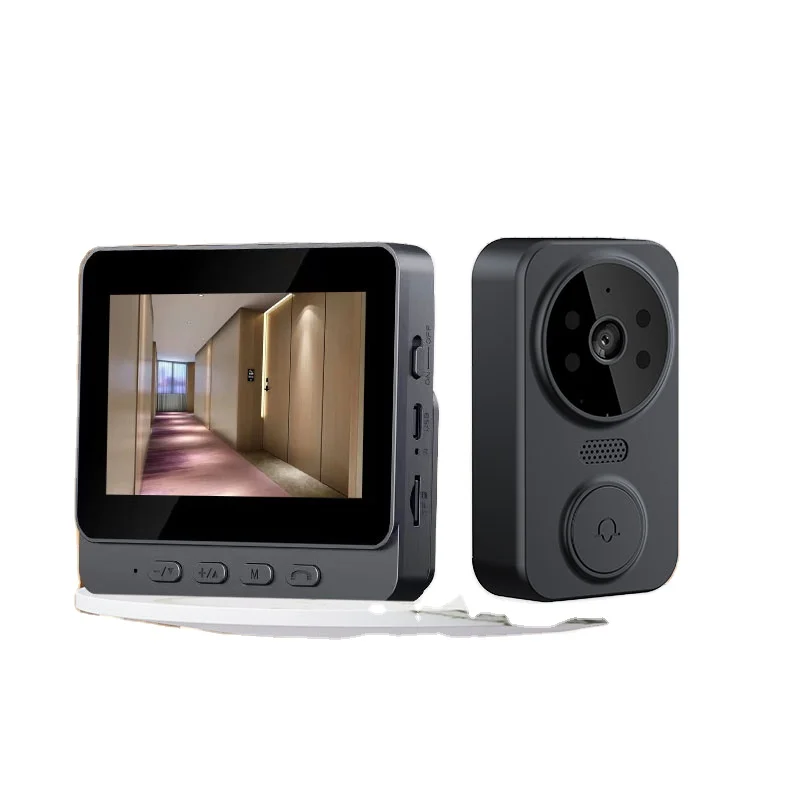 WiFi door camera IPS screen digital magic door eye two-way intercom smart video doorbell camera